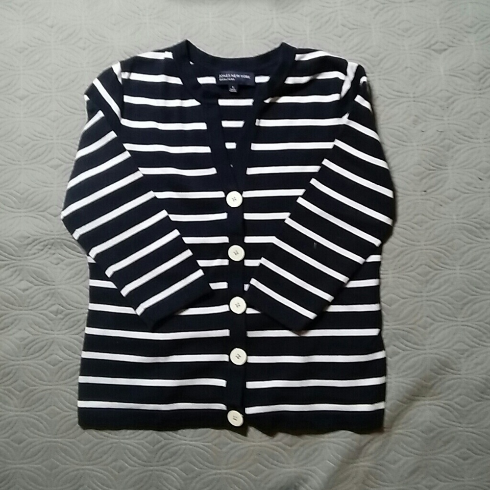 Smart Jones New York knit top 3/4 sleeves